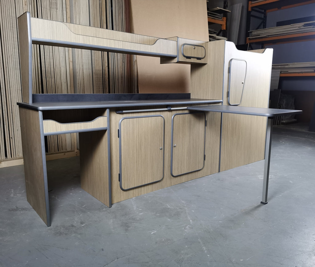 LWB campervan cabinets – additional view