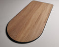 800x400mm curved campervan table top in lightweight ply