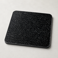 Black sparkle square campervan table top, 600mm