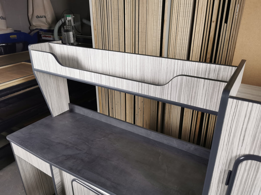 SWB campervan cabinets – additional view