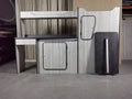 SWB campervan cabinets with above sink storage